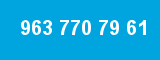 963 770 79 61 963 770 79 61